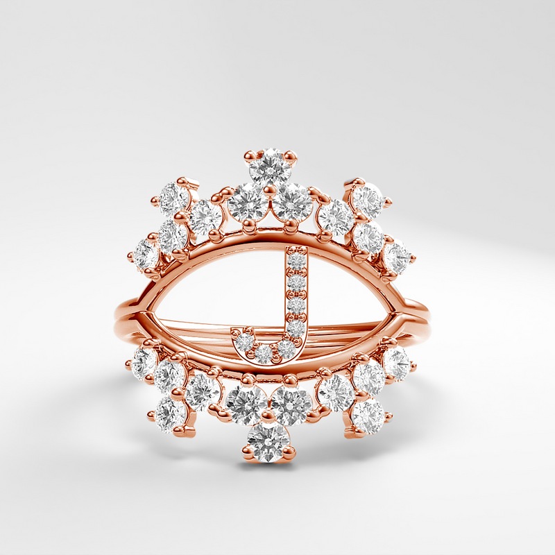 Rose Gold + J