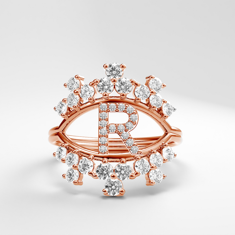 Rose Gold + R