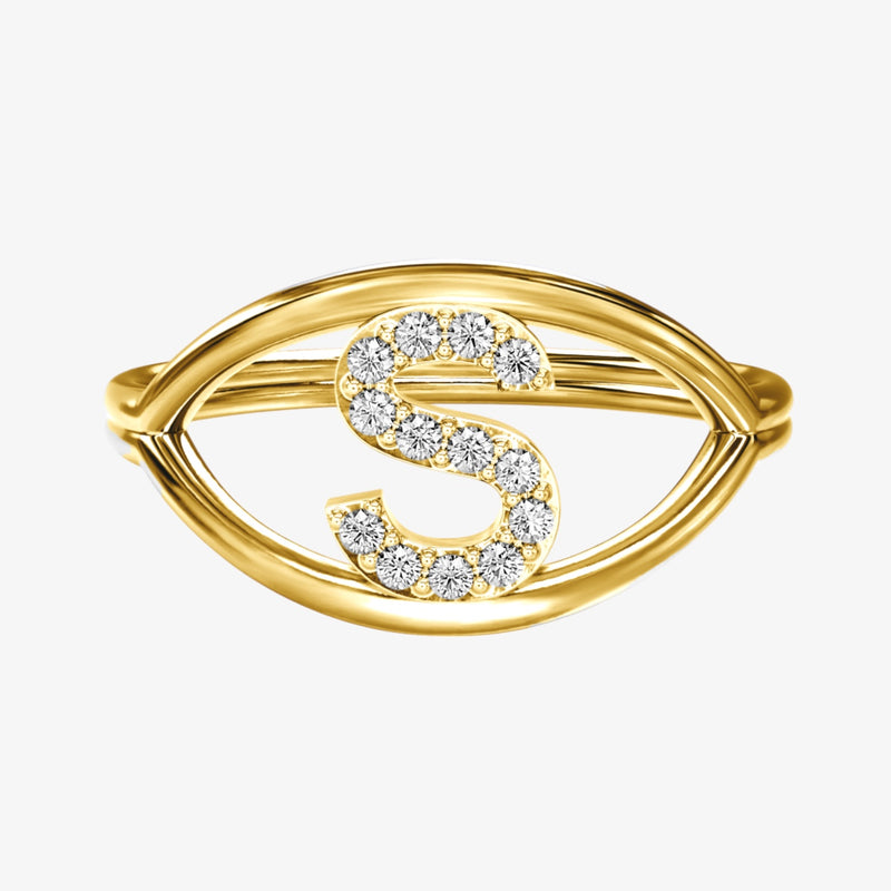 KEREN CUSTOMIZABLE LETTER RING
