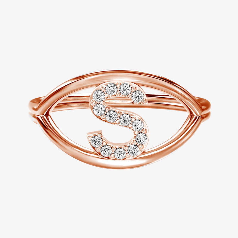 KEREN CUSTOMIZABLE LETTER RING