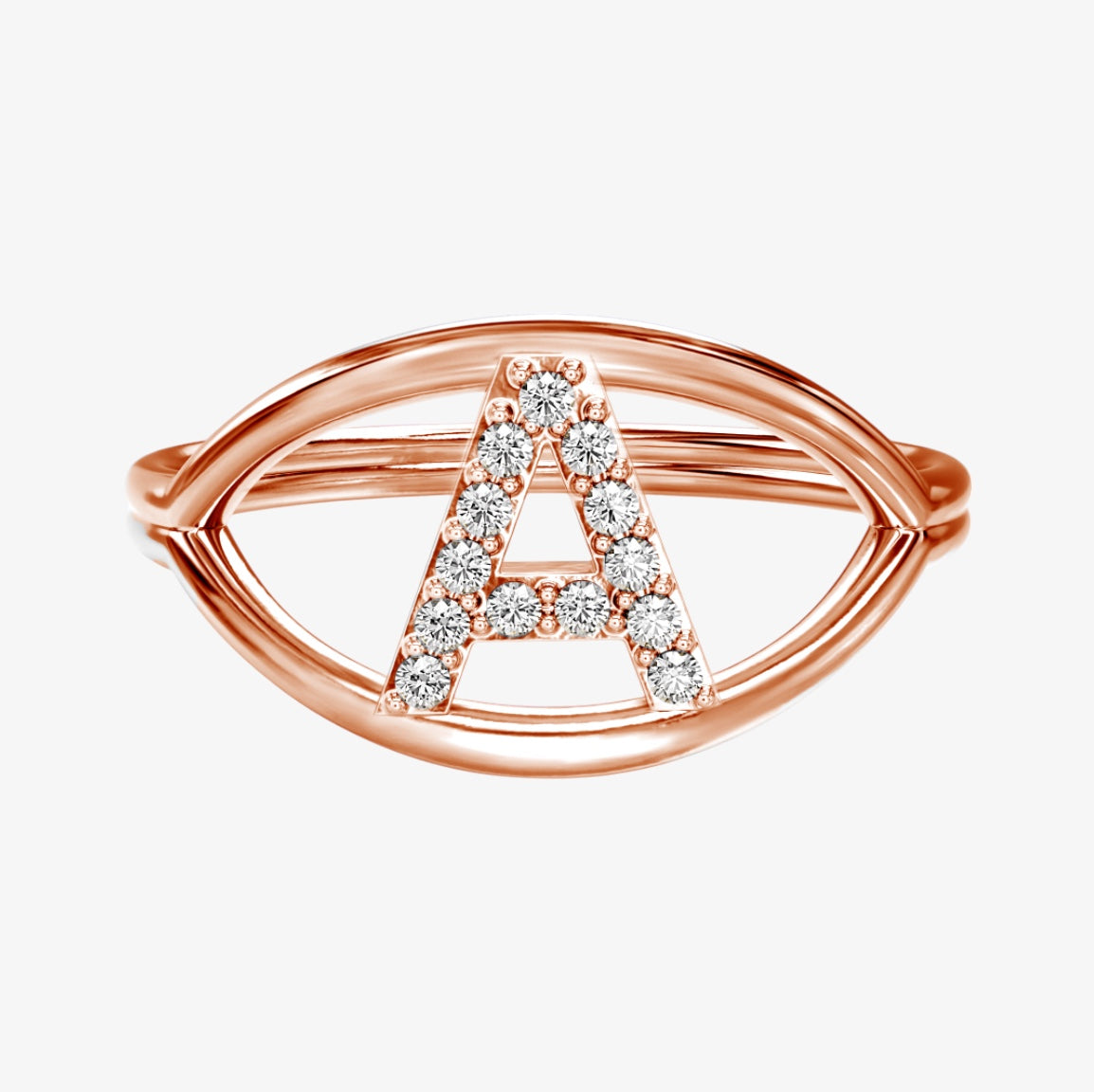 KEREN CUSTOMIZABLE LETTER RING