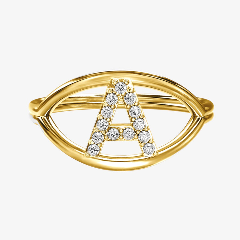 KEREN CUSTOMIZABLE LETTER RING