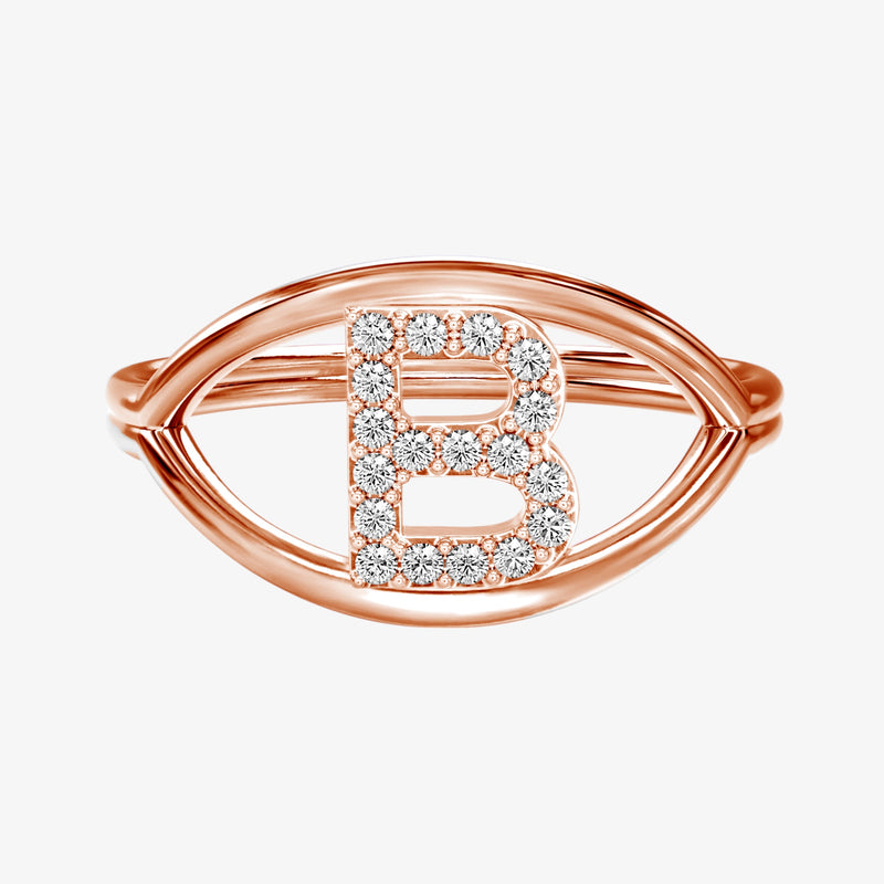 KEREN CUSTOMIZABLE LETTER RING