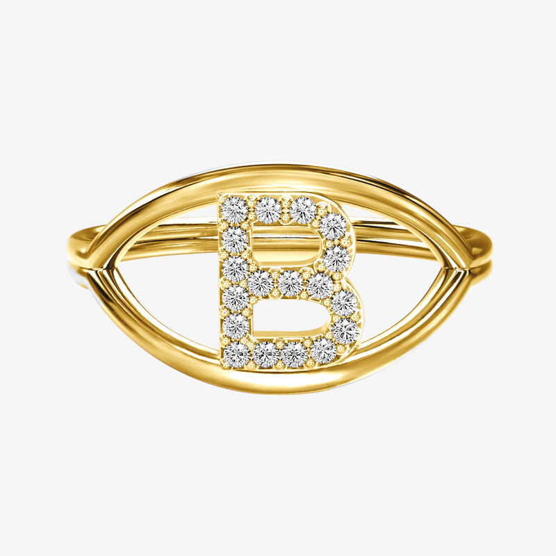 KEREN CUSTOMIZABLE LETTER RING