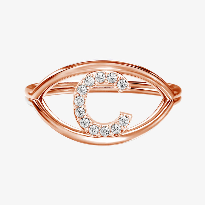 KEREN CUSTOMIZABLE LETTER RING