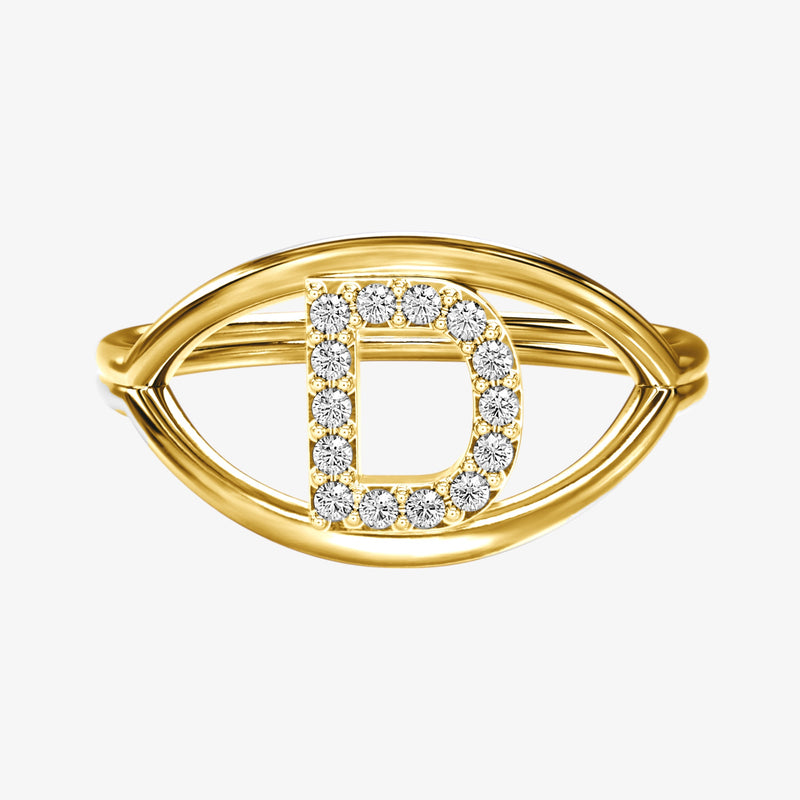 KEREN CUSTOMIZABLE LETTER RING