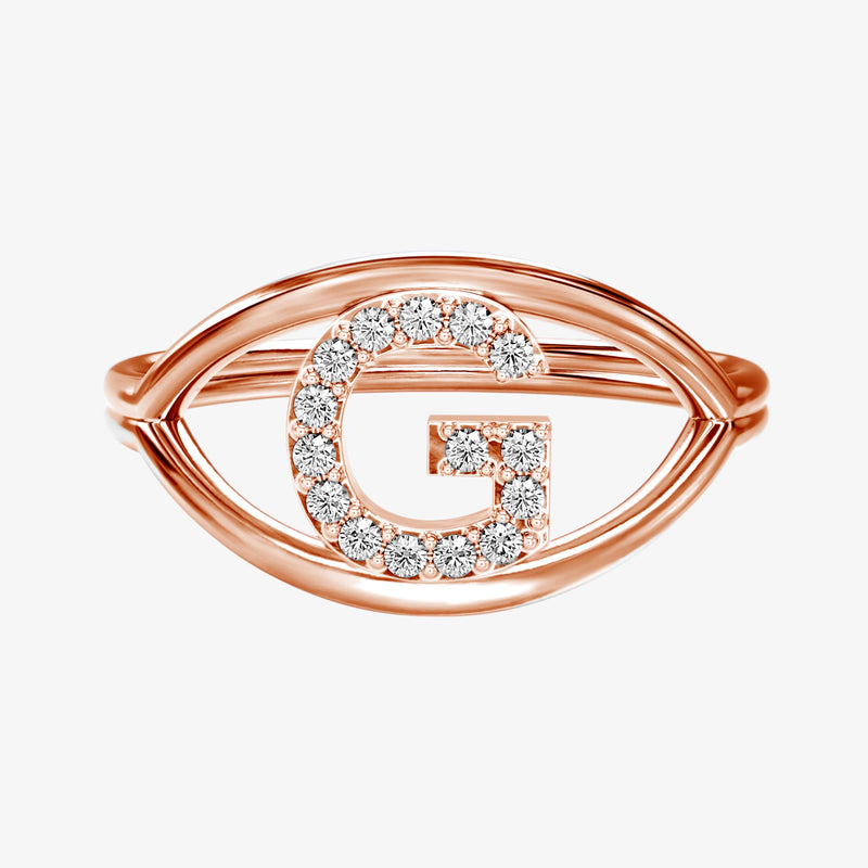 KEREN CUSTOMIZABLE LETTER RING