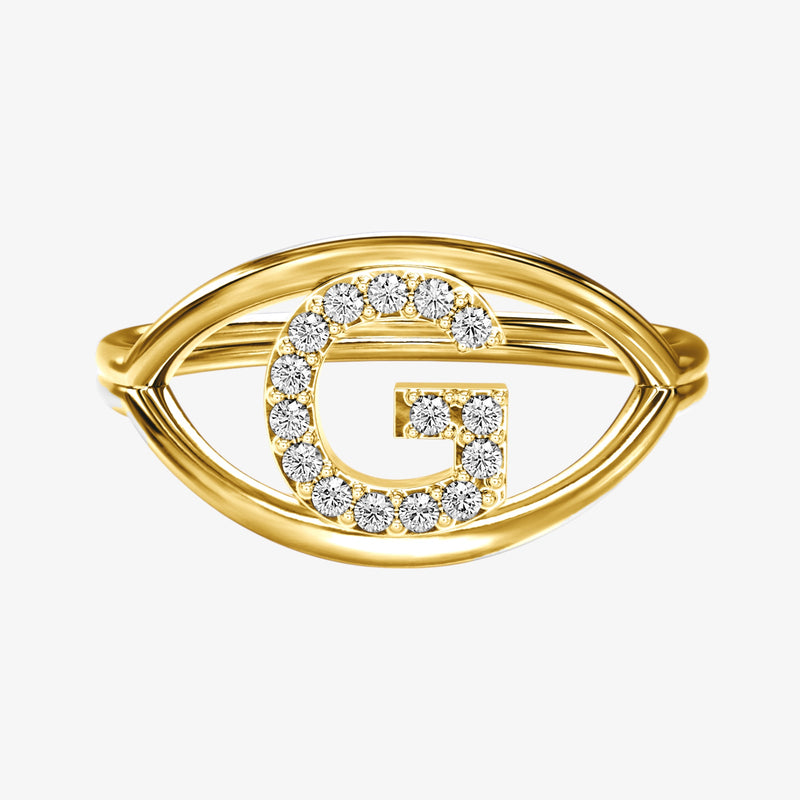 KEREN CUSTOMIZABLE LETTER RING