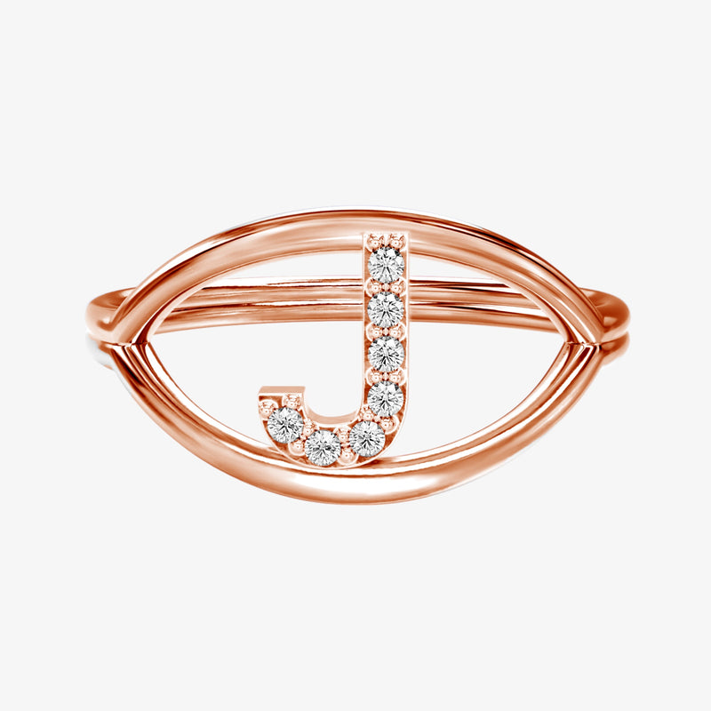 KEREN CUSTOMIZABLE LETTER RING