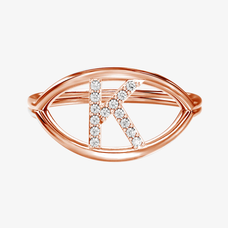 KEREN CUSTOMIZABLE LETTER RING