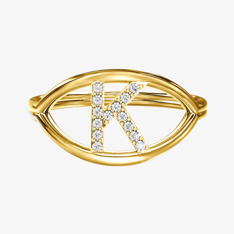 KEREN CUSTOMIZABLE LETTER RING