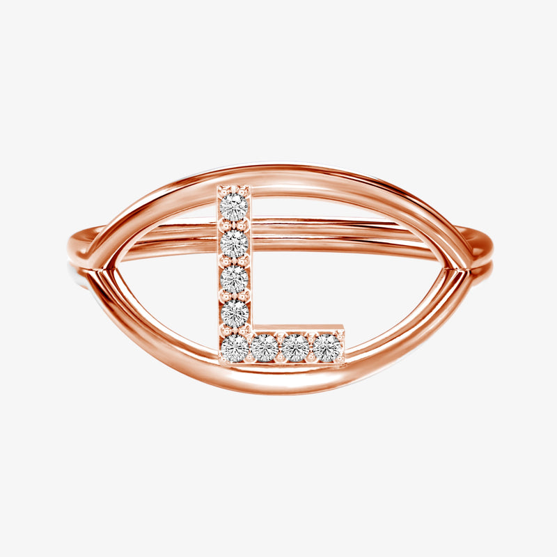 KEREN CUSTOMIZABLE LETTER RING