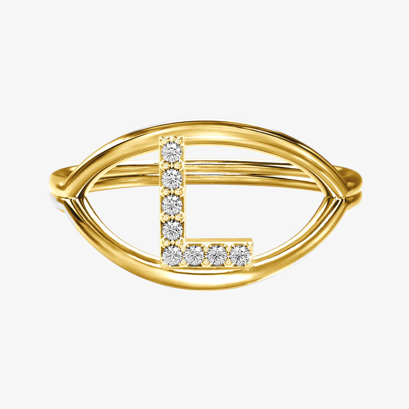 KEREN CUSTOMIZABLE LETTER RING