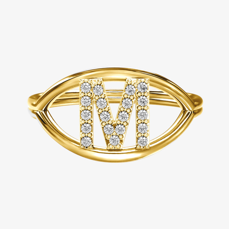 KEREN CUSTOMIZABLE LETTER RING