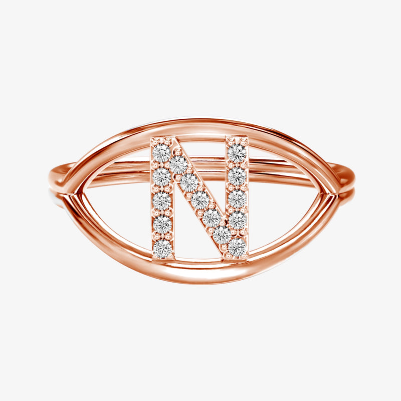 KEREN CUSTOMIZABLE LETTER RING