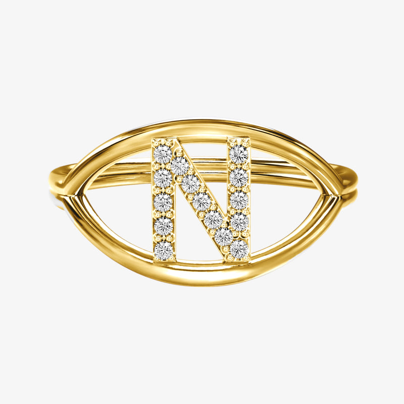 KEREN CUSTOMIZABLE LETTER RING