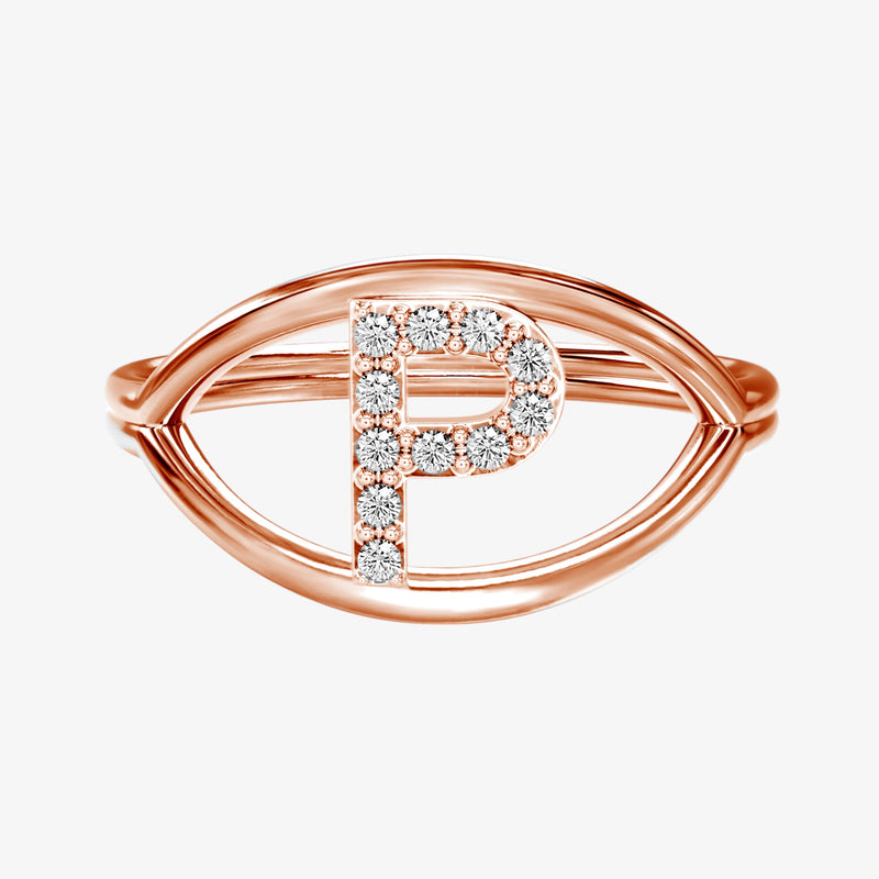 KEREN CUSTOMIZABLE LETTER RING
