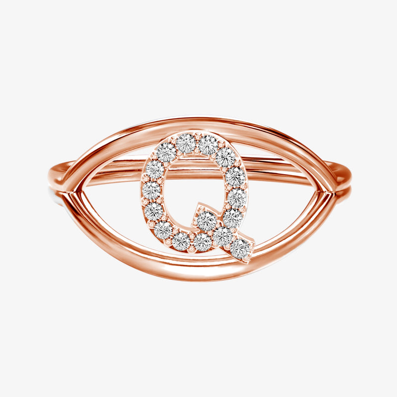 KEREN CUSTOMIZABLE LETTER RING