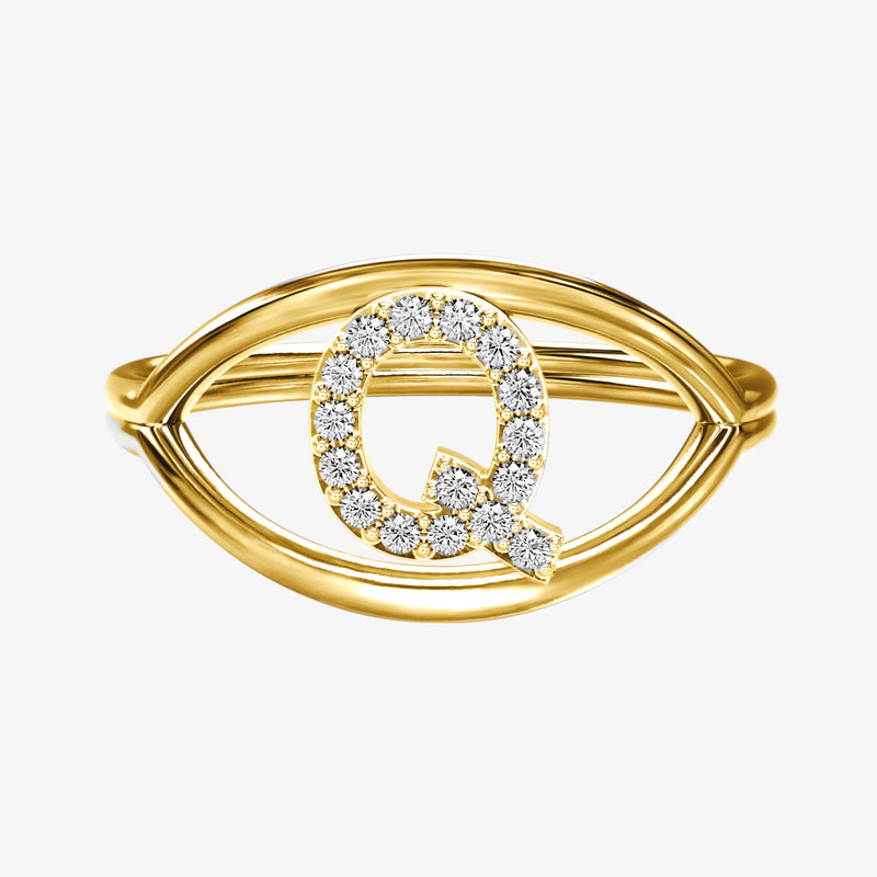 KEREN CUSTOMIZABLE LETTER RING