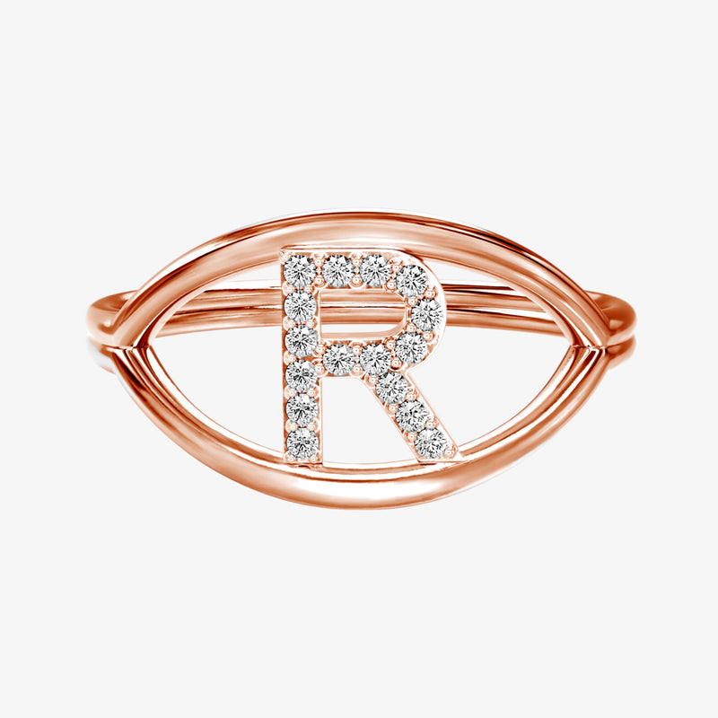 KEREN CUSTOMIZABLE LETTER RING