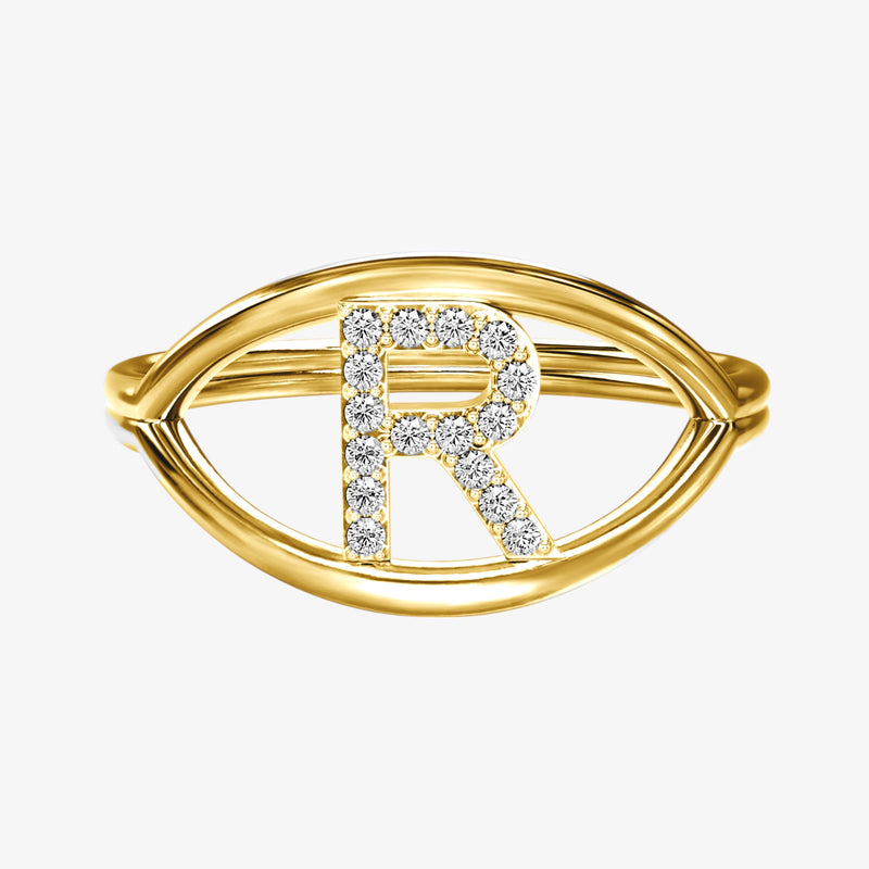 KEREN CUSTOMIZABLE LETTER RING