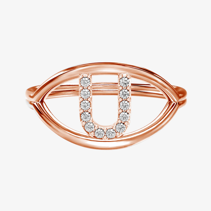 KEREN CUSTOMIZABLE LETTER RING