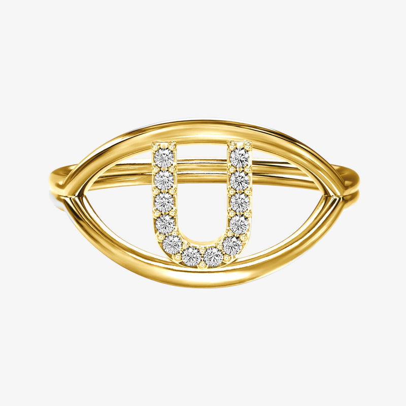 KEREN CUSTOMIZABLE LETTER RING