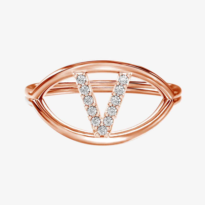 KEREN CUSTOMIZABLE LETTER RING