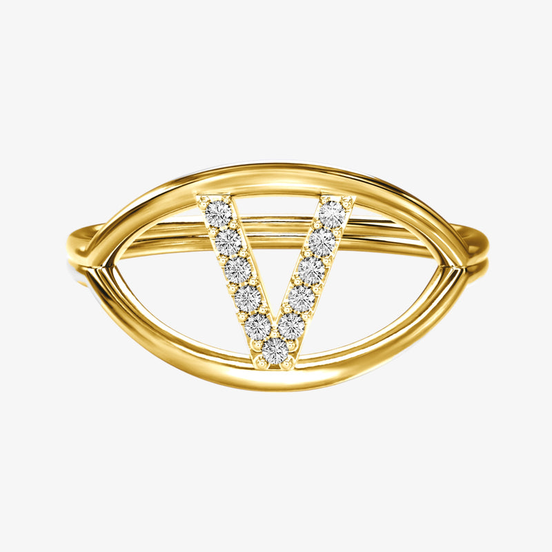 KEREN CUSTOMIZABLE LETTER RING