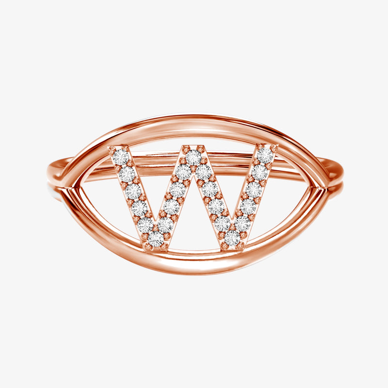KEREN CUSTOMIZABLE LETTER RING