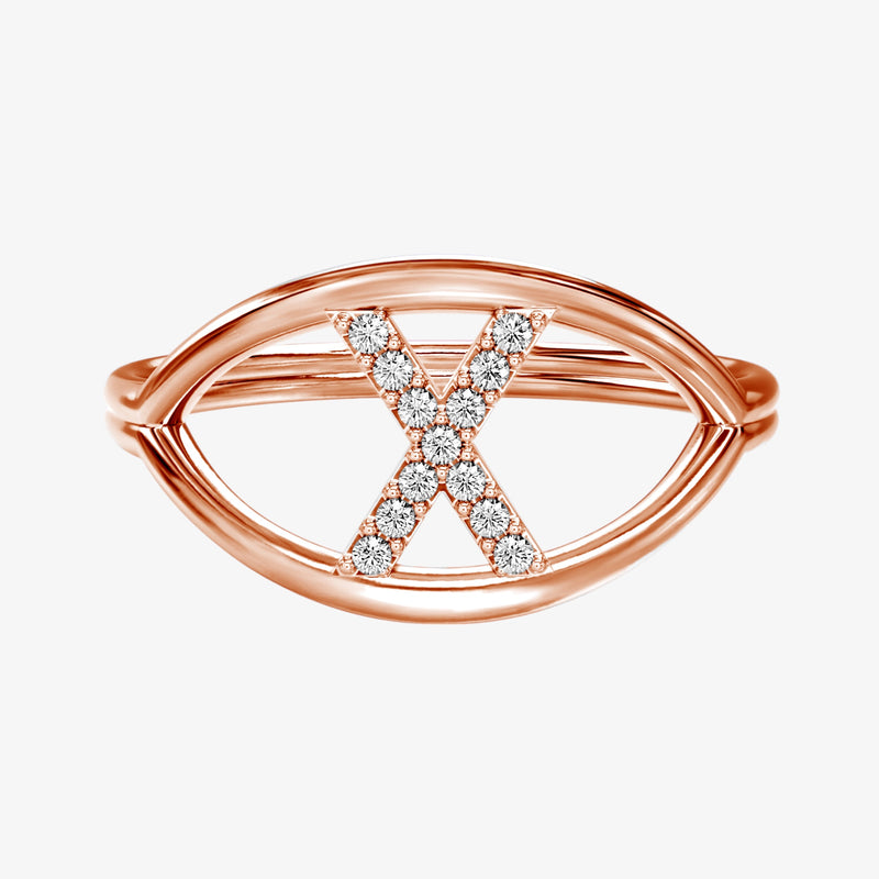 KEREN CUSTOMIZABLE LETTER RING