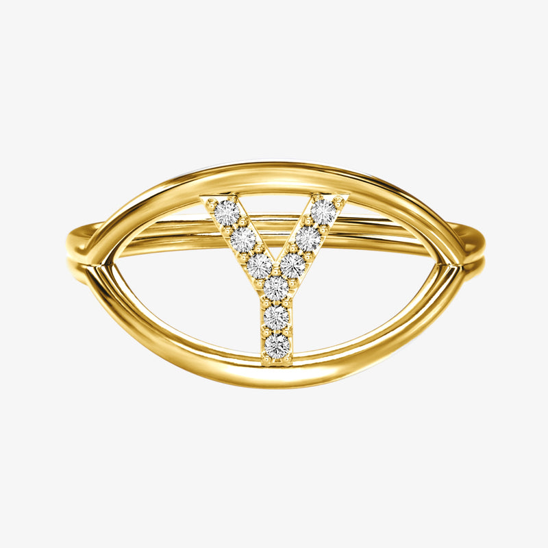 KEREN CUSTOMIZABLE LETTER RING