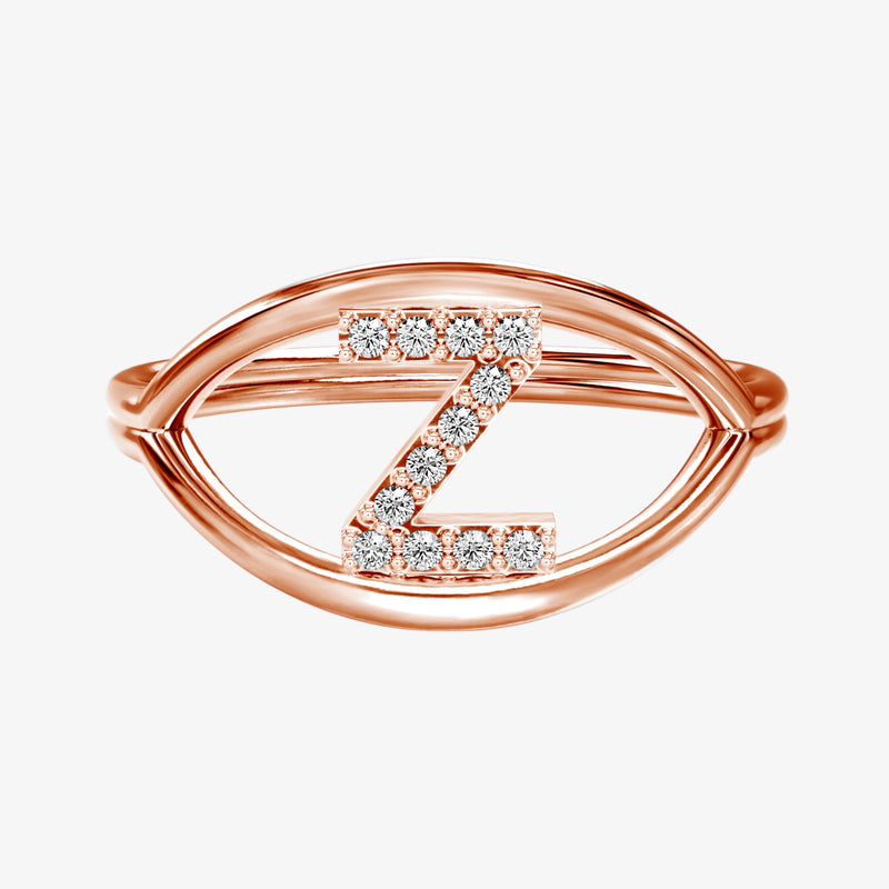 KEREN CUSTOMIZABLE LETTER RING