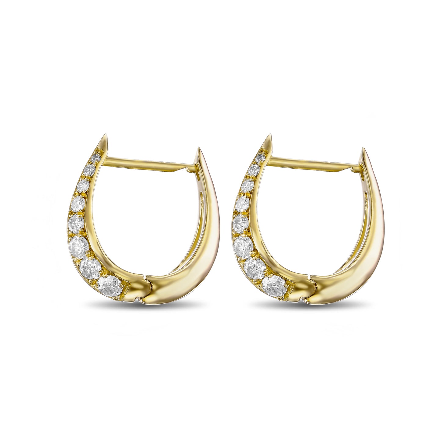 JEN DIAMOND HOOPS