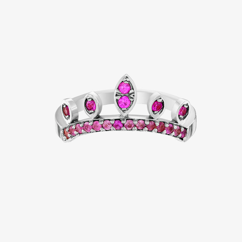 CELIA PINK SAPPHIRE BAND