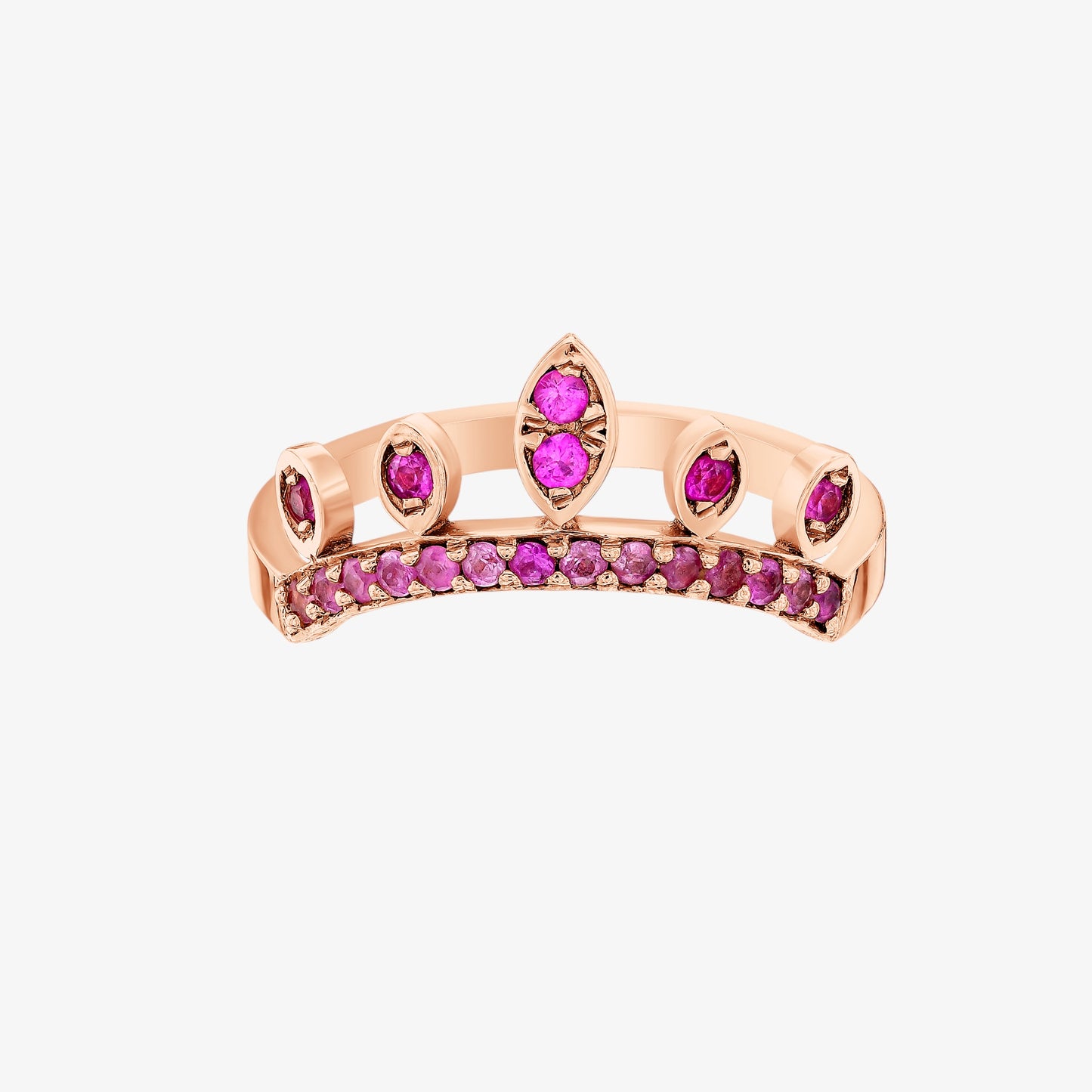 CELIA PINK SAPPHIRE BAND