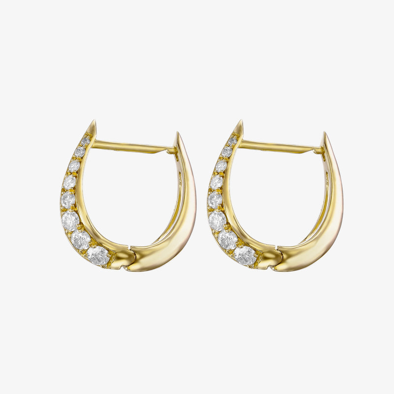JEN DIAMOND HOOPS