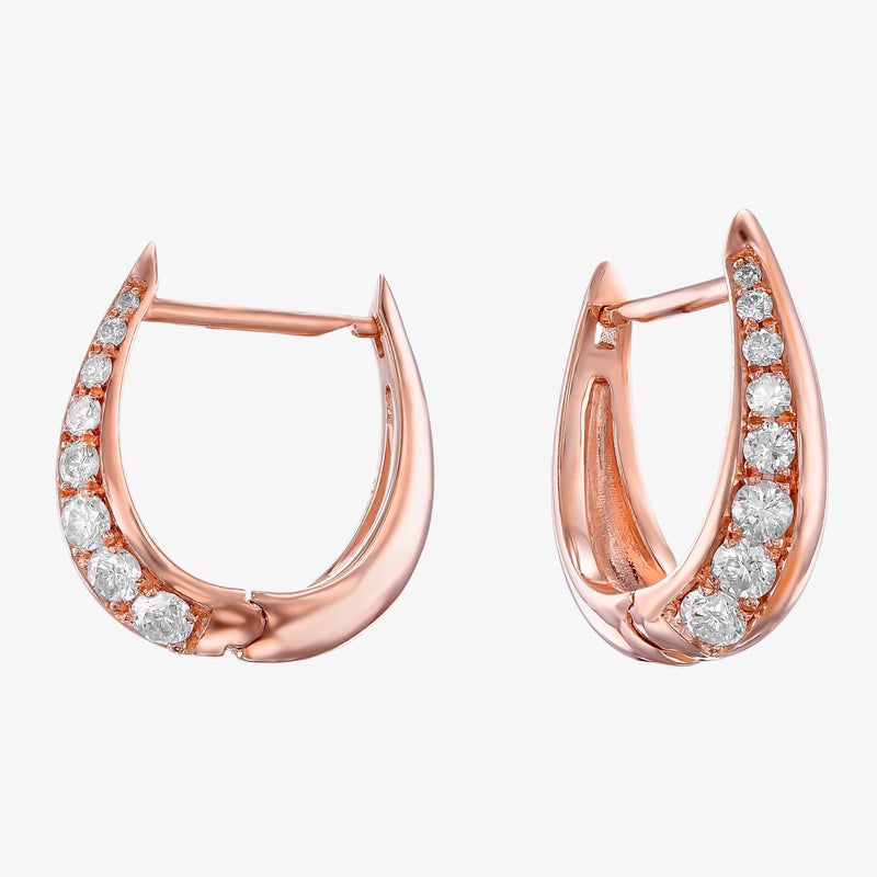 JEN DIAMOND HOOPS
