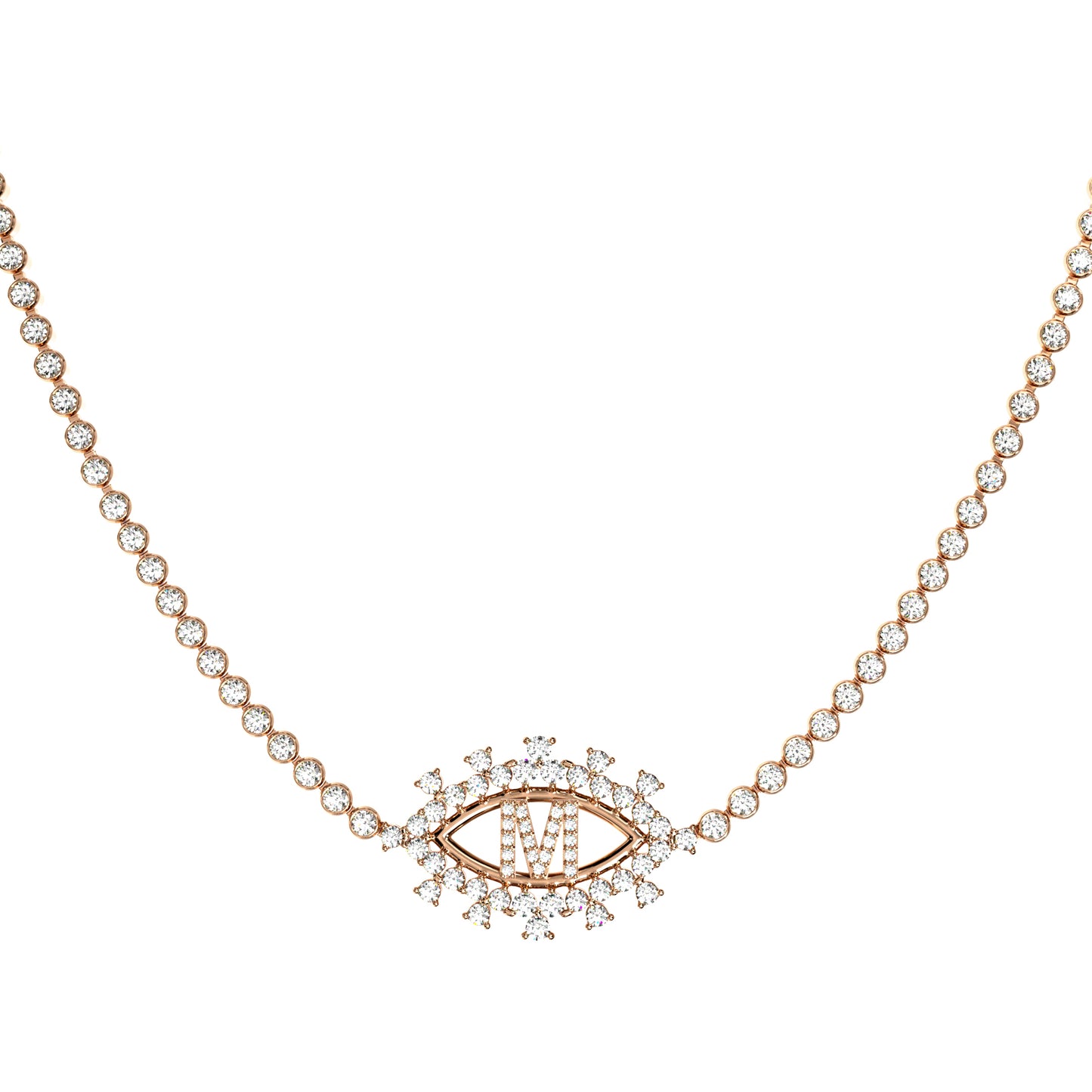 Mathilde Diamond Tennis Necklace