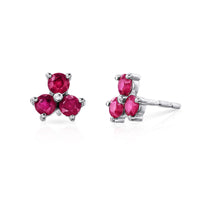 DANIELLE RUBY STUD EARRINGS