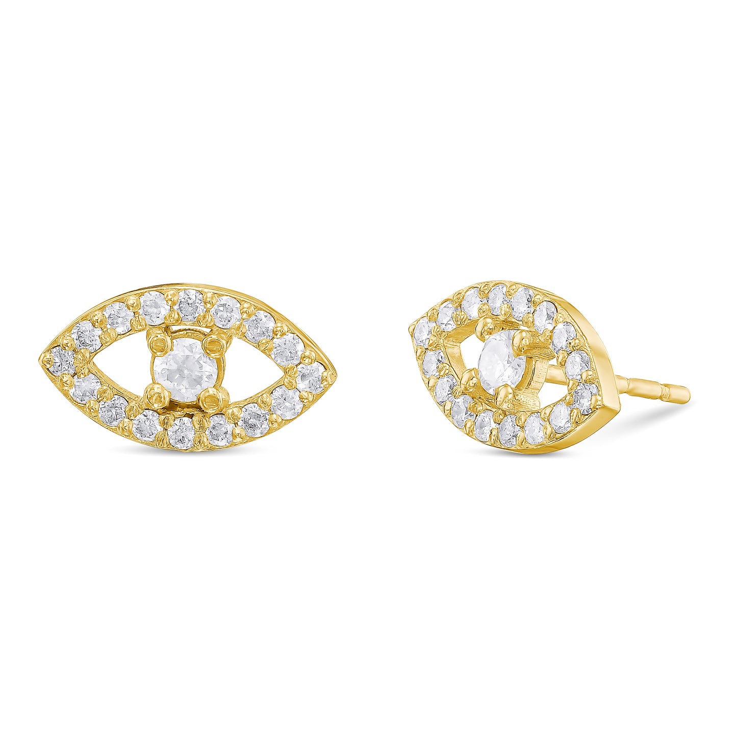 SHARON EYE DIAMOND EARRING